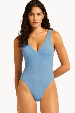 Sea Dive Deep V Neck One Piece