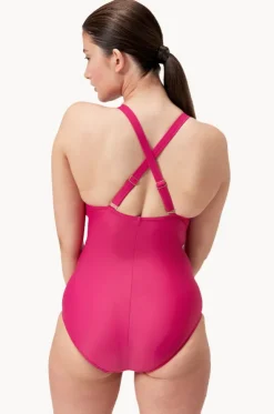 Shaping V Neck One Piece