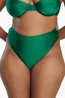 Shimmer High Leg High Waist Pant