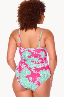 Strawberry Fields Twist Bandeau One Piece