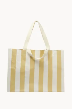 Stripe Carryall Beach Bag