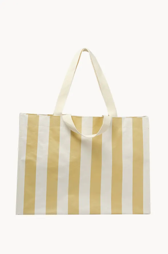 Stripe Carryall Beach Bag
