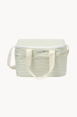 Stripe Light Cooler Bag
