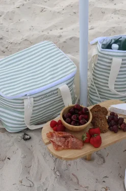 Stripe Light Cooler Bag