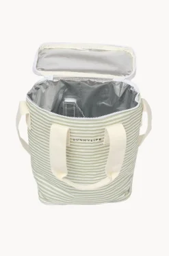 Stripe Light Cooler Drinks Bag