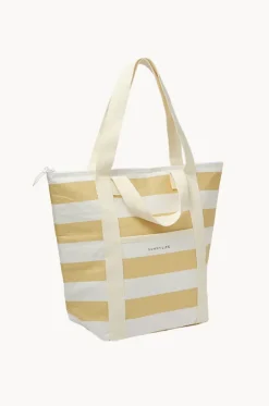 Stripe Light Cooler Tote