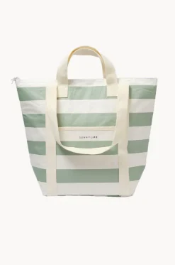 Stripe Light Cooler Tote