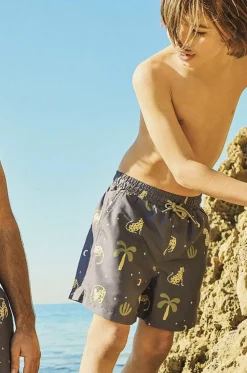 Teen Boys Leopard Nights Eco Short