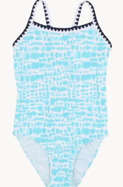 Teen Girls Koa Print One Piece