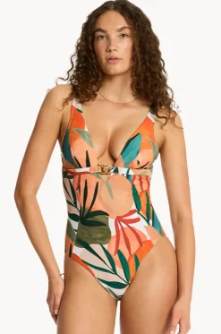 Tropaluxe Chain Link Longline One Piece