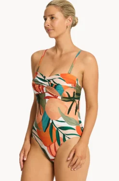 Tropaluxe Twist Bandeau One Piece