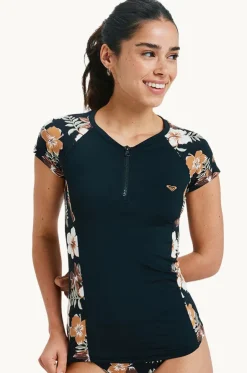 Tropical Feels Cap Sleeve Suntop