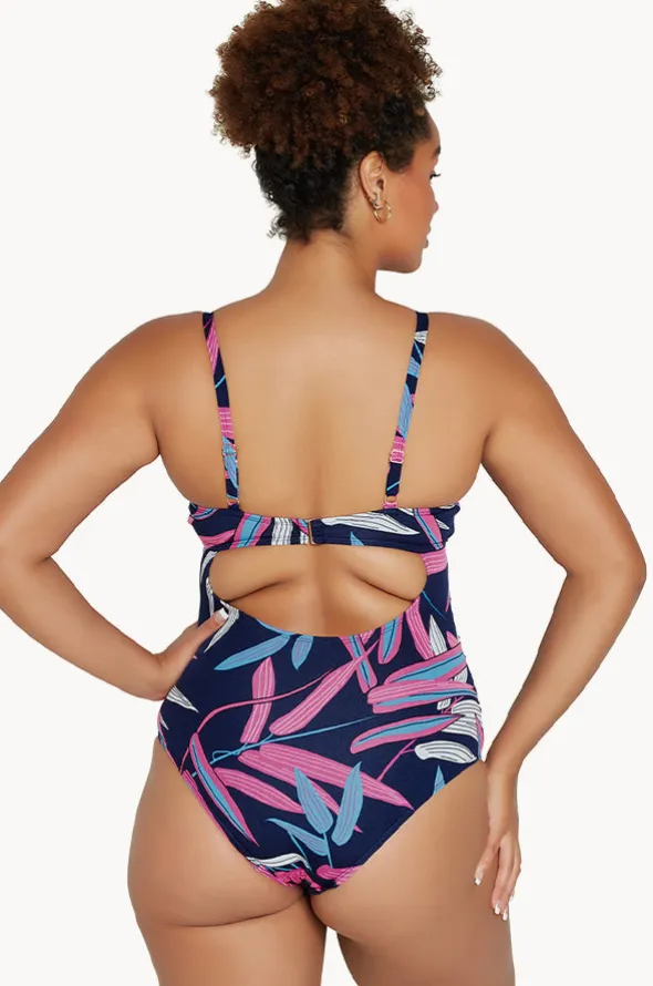 Vintage Palms Sweetheart One Piece